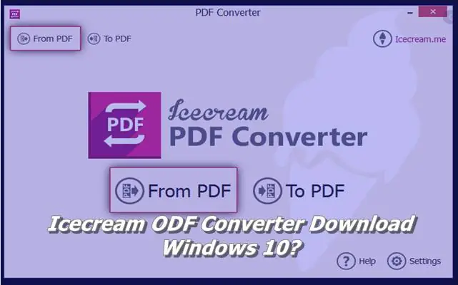 Icecream PDF Converter Download Windows