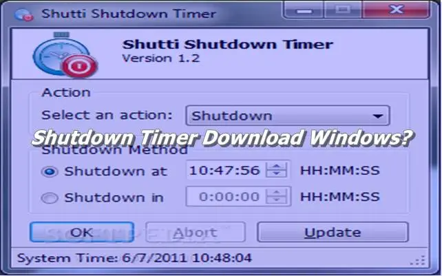 Shutdown Timer Download Windows