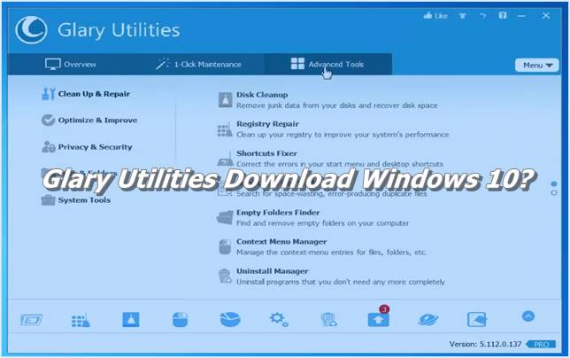 instal the last version for windows Glary Utilities Pro 5.208.0.237