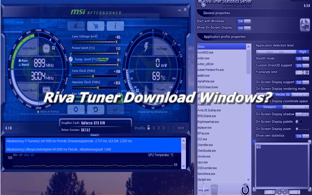Riva Tuner Download Windows
