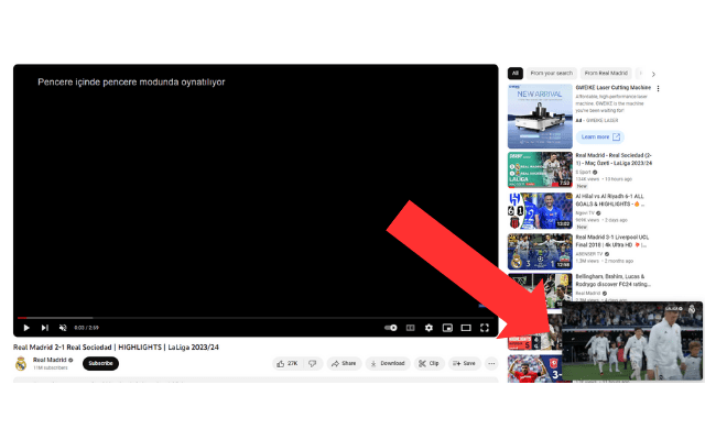  YouTube Picture-in-Picture