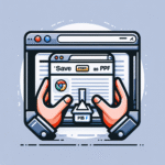 chrome extension to save web page as PDF
