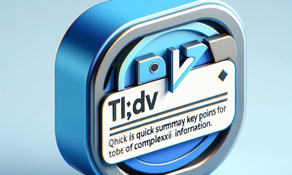The TLDV Chrome Extension: A Game-Changer for Video Summaries
